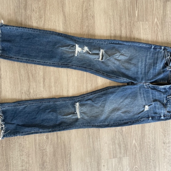 MOTHER Mid Rise Dazzler Ankle Fray - Picture 2 of 3